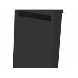 Buzón negro 21.5x35x10.5cm Lock