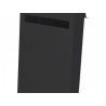 Buzón negro 21.5x35x10.5cm Lock