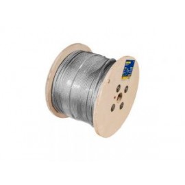 Cable acero neg 7X19 3/16X457m