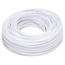 Cable eléctrico tipo POT Cal. 2 x 18 100mt blanco Surtek