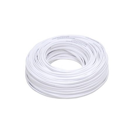 Cable eléctrico tipo POT Cal. 2 x 18 100mt blanco Surtek
