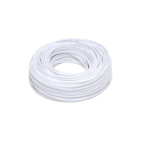 Cable POT CCA 2×18 100m blanco Surtek
