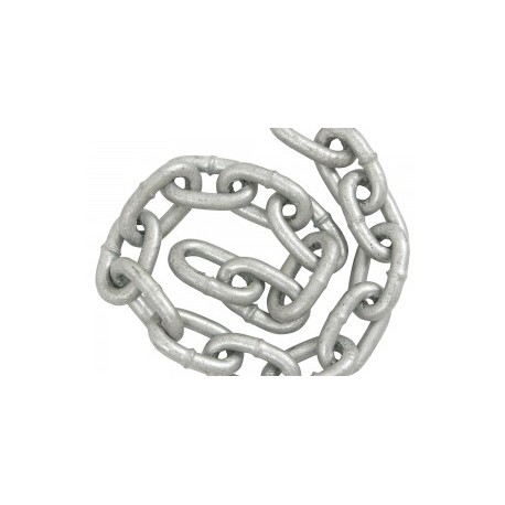 Cadena galvanizada grado 30 25kg 1/4″ Surtek