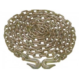 Cadena grado 70 con gancho 3/8″ x 7.6 m Surtek