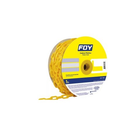 Cadena plast 3mm 1/8″ 50m amar Foy