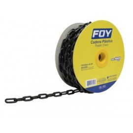 Cadena plast 3mm 1/8″ 50m ngro Foy