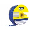 Cadena plástica 3mm 1/8″ 50m color azul Foy