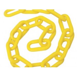 Cadena plástica 6 mm x 1/4″ 25 mt 40 kg blanca Foy
