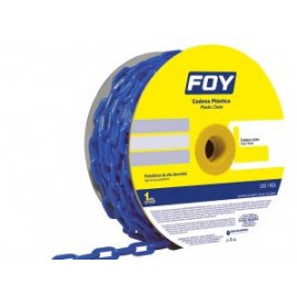 Cadena plástica 8mm 5/16″ 5m color azul Foy