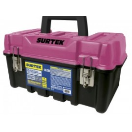 Caja plástica con broches metálicos Surtek