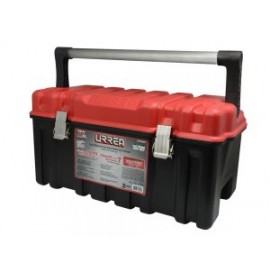 Caja plástica portaherramientas tapa roja Urrea