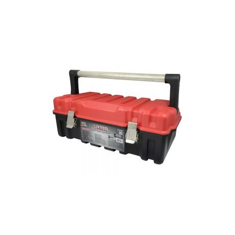 Caja plástica portaherramientas tapa roja Urrea