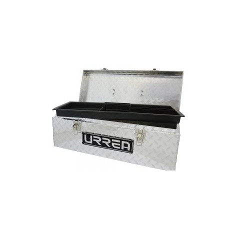 Caja portaherramientas aluminio 24″ charola plástica Urrea