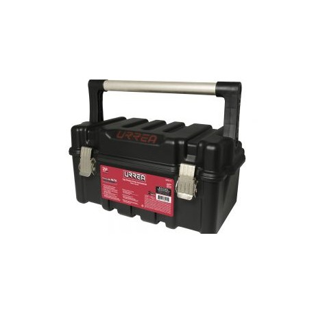 Caja portaherramientas plástica 17″ broches metálicos Urrea