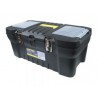 Caja portaherramientas plástica broches metálicos 24″ Surtek
