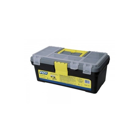 Caja portaherramientas plástica con organizadora 12.5″ Foy