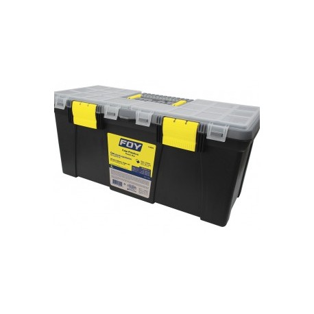 Caja portaherramientas plástica con organizadora 22″ Foy