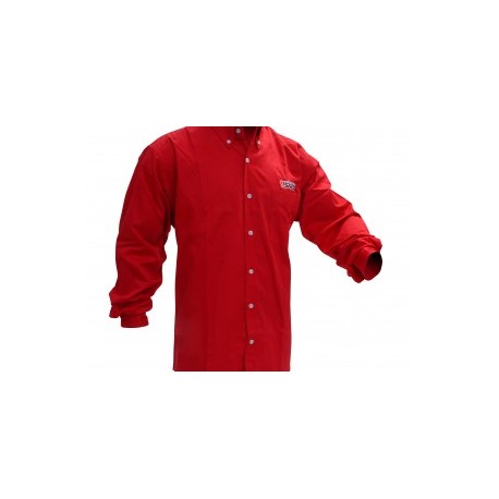 Camisa roja manga larga Urrea talla M Urrea