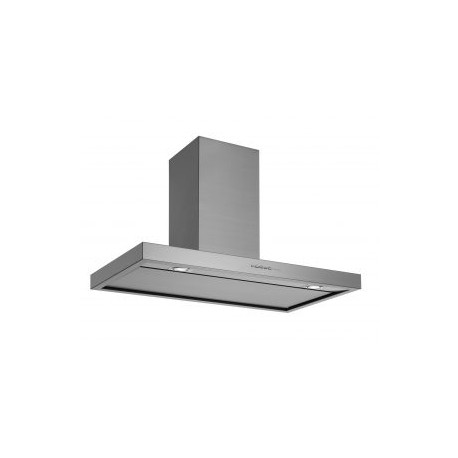 Campana a pared, acero inoxidable, anti-huella 90cm TRACCIA