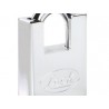 Candado acero antipalanca, llave discos cromo satinado Lock