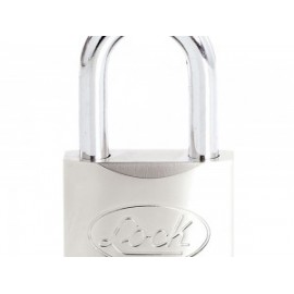 Candado acero largo llave de discos 60mm cromo satinado Lock