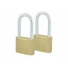 Candado de latón largo llave estándar 2 piezas 25mm Lock