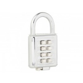 Candado digital corto 35 mm cromo brillante Lock