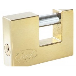 Candado para cortina de latón llave estándar 75mm L20C75EB