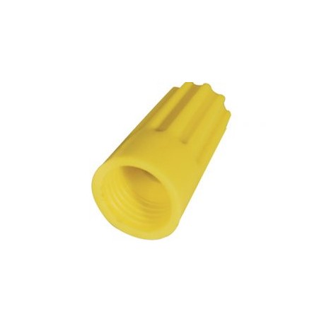 Capuchón para cable Cal. 14 x 12 amarillo bolsa con 10 pzs Surtek