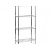 Anaquel de alambre 4 repisas 48″ x 18″ x 79″ cromado Urrea