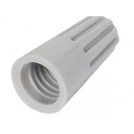 Capuchón para cable Cal. 22 x 18 gris bolsa con 50 pzs Surtek