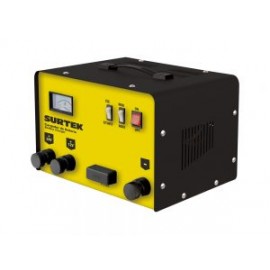Cargador batería arrancador 180 A de 127V, frec 60 Hz Surtek