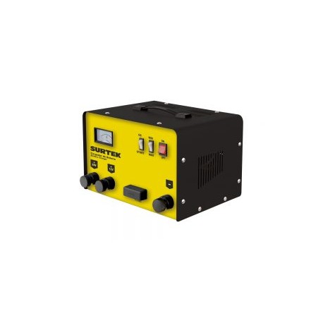 Cargador batería arrancador 180 A de 127V, frec 60 Hz Surtek