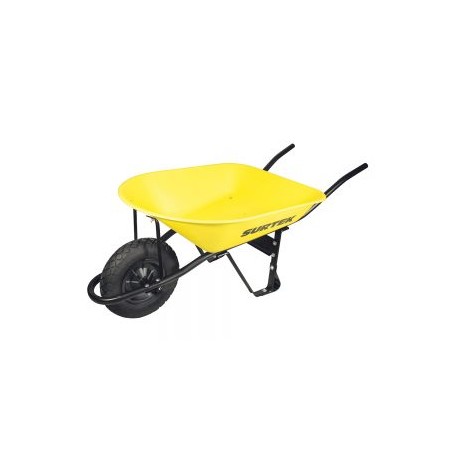 Carretilla con bastidor tubular 4.5 pies cúbicos Surtek