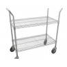 Carrito utilitario con 2 repisas de 36″ x 18″ cromado Urrea