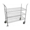 Carrito utilitario con 3 repisas de 36″ x 24″ cromado Urrea