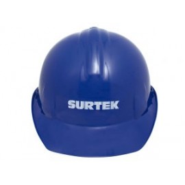 Casco de seguridad con ajuste de intervalos azul Surtek