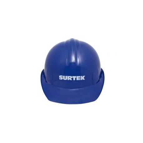 Casco de seguridad con ajuste de intervalos azul Surtek