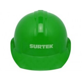 Casco de seguridad con ajuste de intervalos verde Surtek