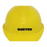 Casco de seguridad con ajuste de matraca amarillo Surtek
