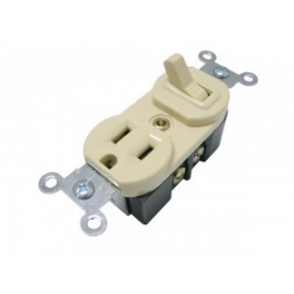 Apagador combinado aterrizado 15A 127V Surtek