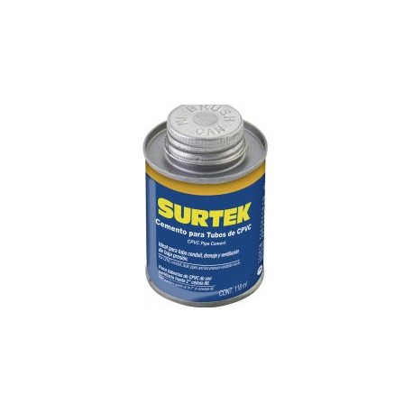Cemento para tubo CPVC 118ml Surtek