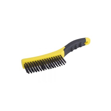 Cepillo alambre 4″ x 16″ mango bimaterial Surtek