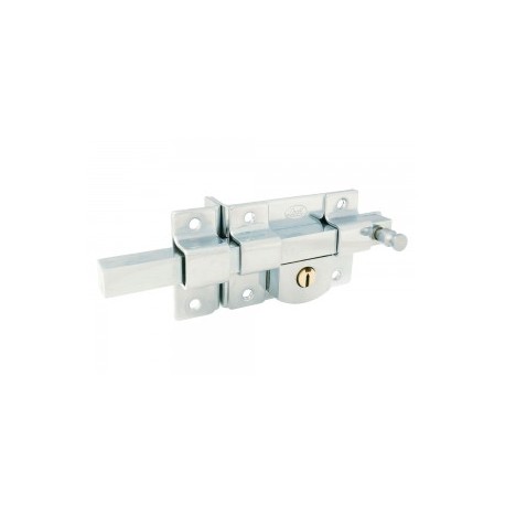 Cerradura derecha barra fija estándar cromo brillante Lock