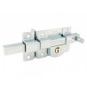 Cerradura derecha barra fija estándar cromo brillante Lock