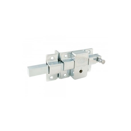 Cerradura izq barra fija llave tetra cromo brillante Lock