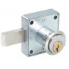 Cerradura mueble cuadrad cilindro corto cromo brillante Lock