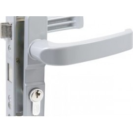 Cerradura para puerta de aluminio color gris Lock