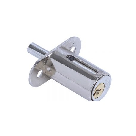 Cerradura para puertas corredizas cromo brillante  Lock