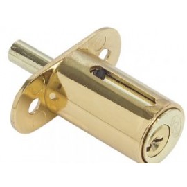 Cerradura para puertas corredizas latón brillante  Lock